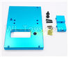 WPL C24 C-24 Spare Parts-18-03 Upgrade Metal Servo Fixed seat,Servo Frame-Blue,WPL C24 C-24 RC Car Parts,WPL Parts,WPL C24 C-24 RC Military Truck Spare parts Accessories,WPL 4X4 1:16 Off-road Truck Parts
